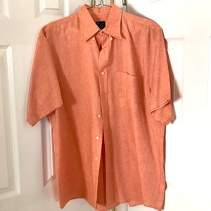 Men’s short sleeve shirt. 100%Linen
